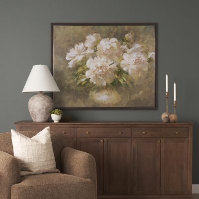 Alternative view of Full Bloom by Mercana Studio Hand Embelished Textured Framed Canvas Artwork