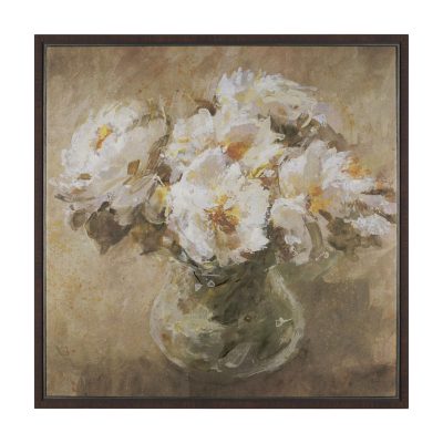Resilient Bloom by Mercana Studio Hand Embelished Textured Framed Canvas Artwork