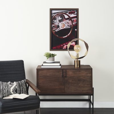 Alternative view of Vintage Car by Magda Izzard a Hand Embellished Framed Photo Art Print