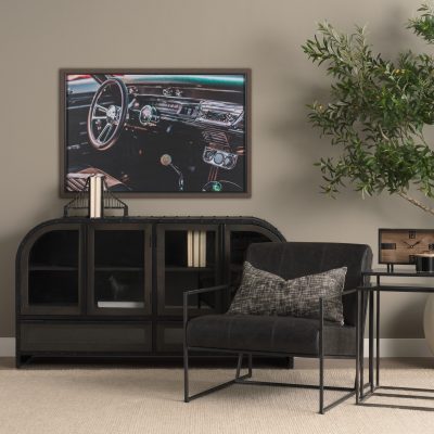 Alternative view of Car Interior by Tim Mossholder a Hand Embellished Framed Photo Art Print