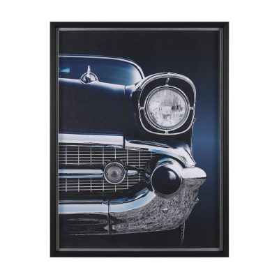 American Classic Car Bel Air 1957 by Beate Gube a Hand Embellished Framed Photo Art Print