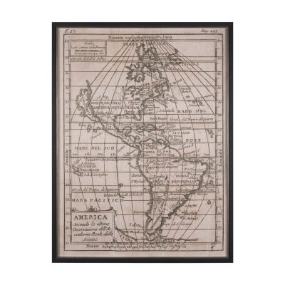 Vintage America by Wild Apple Portfolio a Hand Embellished Framed Art Print