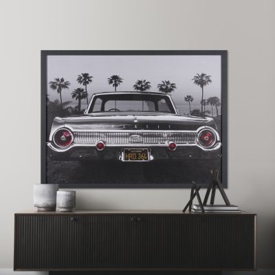 Alternative view of Ford Galaxy 500XL by Larry Butterworth a Hand Embellished Framed Photo Art Print
