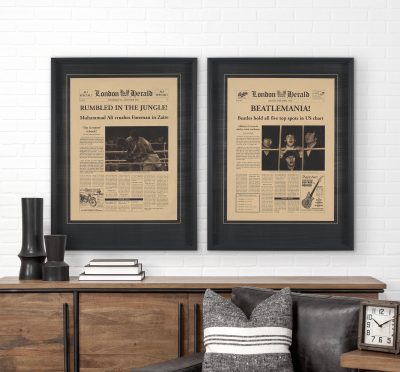 Alternative view of Rumbled In The Jungle! by The Vintage Collection a Hand Embellished Framed Art Print Matted under Gl