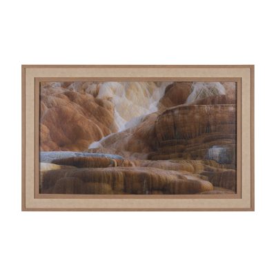 Liquid Travertine by Gary Blatter a Hand Embellished Framed Photo Art Print