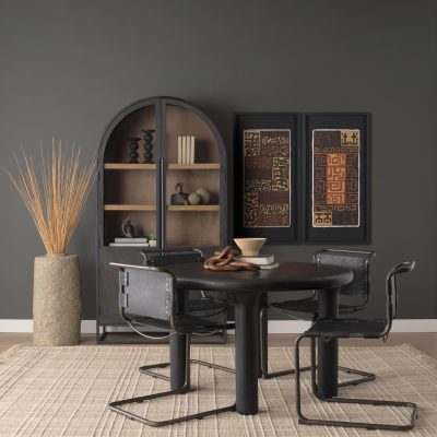 Alternative view of Mud Cloth Tapestry I by Mercana Studio a Hand Embellished Framed Art Print Matted under Glass