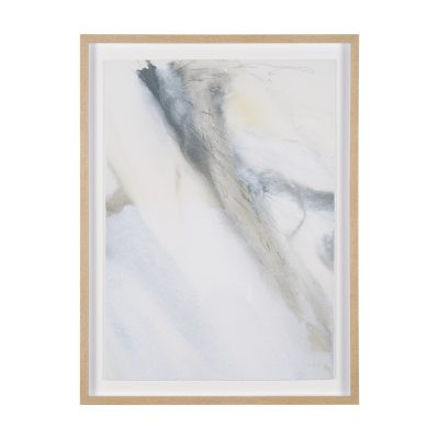 Retreating Tide II by Ira Havuka  a Hand Embellished Framed Art Print Matted under Glass