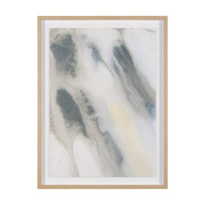 Retreating Tide I by Ira Havuka  a Hand Embellished Framed Art Print Matted under Glass