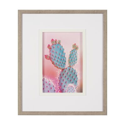 Blush Botanicals - Spines by Philippe Hugonnard a Hand Embellished Framed Photo Art Print Matted und
