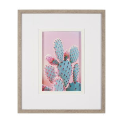 Blush Botanicals - Prickles by Philippe Hugonnard a Hand Embellished Framed Photo Art Print Matted u