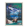 Alaska Go USA (L) by Mercana Studio a Hand Embellished Decograph Framed Art Print 2 0095175 15647 A