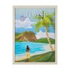 Hawaii Go USA (L) by Mercana Studio a Hand Embellished Decograph Framed Art Print 1 0095161 15645 A