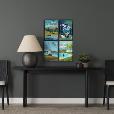 Alternative view of Hawaii Go USA (SM) by Mercana Studio a Hand Embellished Decograph Framed Art Print