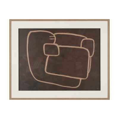 Fusion II by Mercana Studio Hand Embelished Textured Framed Artwork Matted under Glass