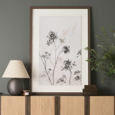 Alternative view of Meadow L by Mercana Studio Hand Embelished Textured Framed Artwork Matted under Glass