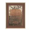 Textural Echo - Patina by Kristine Hegre Hand Embelished Textured Framed Artwork Matted under Glass 2 0103749 16035 A