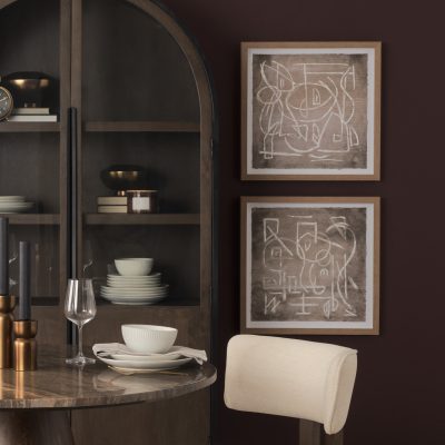 Alternative view of Obscure I by Mercana Studio Hand Embelished Framed Artwork Matted under Glass