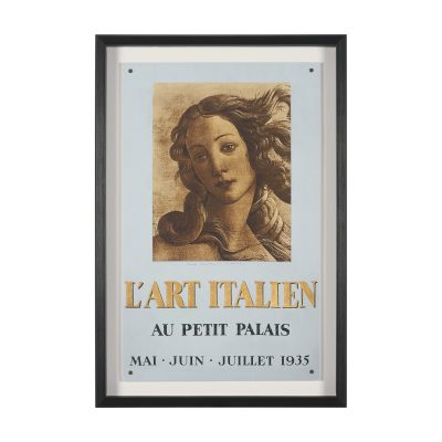 Ephemera L'Art by The Vintage Collection Hand Embelished Textured Framed Artwork Matted under Glass