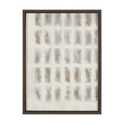 Sand & Structure I by Mercana Studio Handmade Original Framed Artwork Matted under Glass