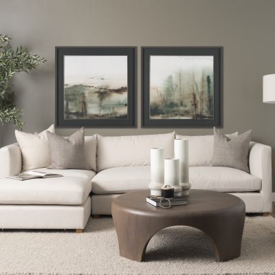 Alternative view of Watercolor Dreamscape II by Mercana Studio Hand Embelished Framed Artwork Matted under Glass