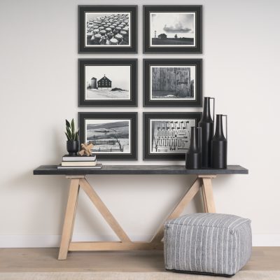 Alternative view of Rural Rows (Set of 6) by The Chelsea Collection Textured Framed Art Print Matted under Glass