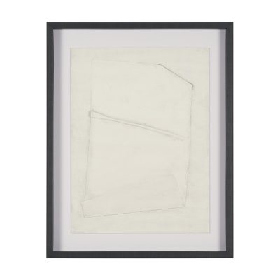Linen Folds II by Mercana Studio Handmade Original Framed Artwork Matted under Glass