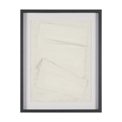 Linen Folds I by Mercana Studio Handmade Original Framed Artwork Matted under Glass