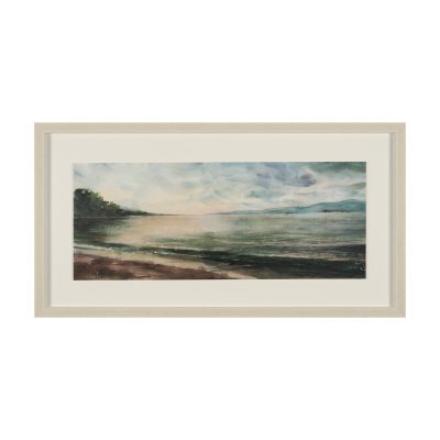 Coastal Splendor I by Mercana Studio Hand Embelished Framed Artwork Matted under Glass