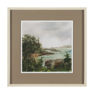 Shoreline Beauty IV by Mercana Studio Hand Embelished Framed Artwork Matted under Glass