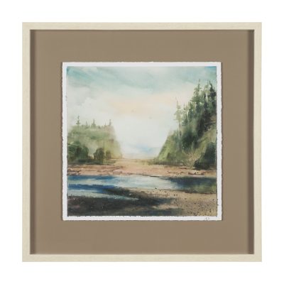 Shoreline Beauty I by Mercana Studio Hand Embelished Framed Artwork Matted under Glass
