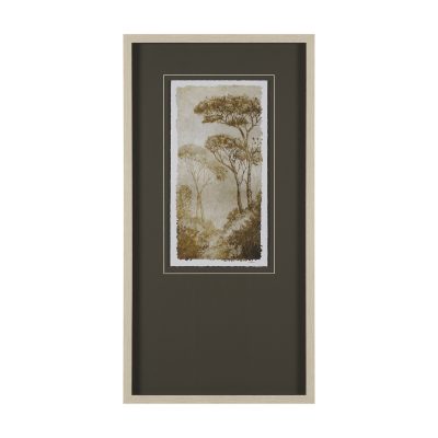 Timeless Vista III by Mercana Studio Hand Embelished Textured Framed Artwork Matted under Glass