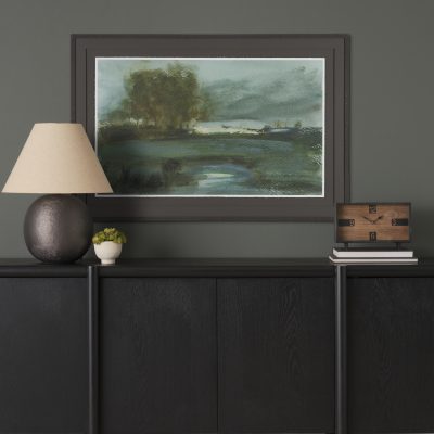 Alternative view of Dusks Shadow by Mercana Studio Hand Embelished Framed Artwork Matted under Glass