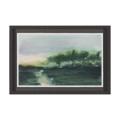 Afternoon Sunset by Mercana Studio Hand Embelished Framed Artwork Matted under Glass
