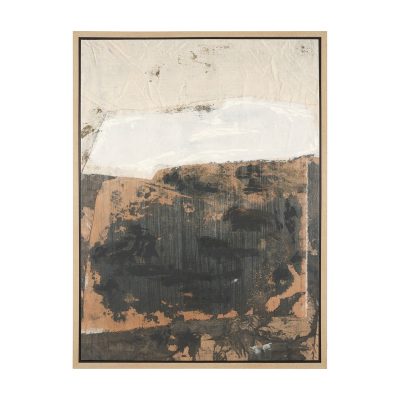 Textural Echo - Fragment by Kristine Hegre Hand Embelished Textured Framed Canvas Artwork