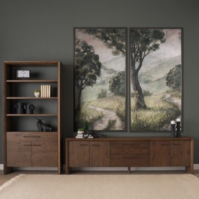 Alternative view of Silent Forest II by Mercana Studio Hand Embelished Textured Framed Canvas Artwork