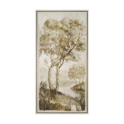 Timeless Vista IV by Mercana Studio Hand Embelished Textured Framed Canvas Artwork