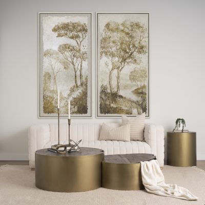 Alternative view of Timeless Vista IV by Mercana Studio Hand Embelished Textured Framed Canvas Artwork