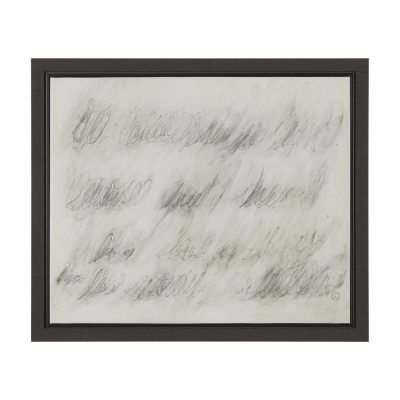Message I by Mercana Studio Hand Embelished Textured Framed Canvas Artwork