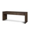 Belford 72" Dark Brown Oak Wood Console Table