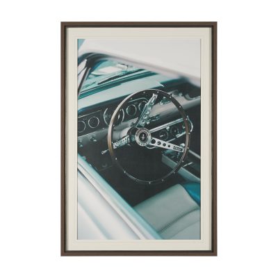 Classic Car VII by Bethany Young Textured Framed Art Print Matted under Glass