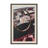 Vintage Car by Magda Izzard Textured Framed Art Print Matted under Glass