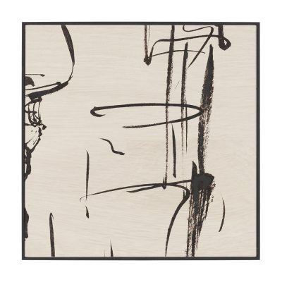 Sculptured Chaos VI by Mercana Studio Hand Embellished Textured Framed Artwork