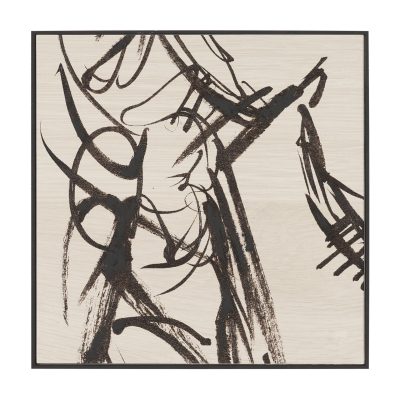 Sculptured Chaos IV by Mercana Studio Hand Embellished Textured Framed Artwork