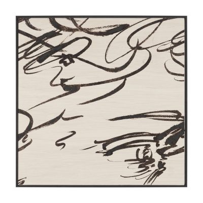 Sculptured Chaos II by Mercana Studio Hand Embellished Textured Framed Artwork