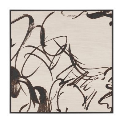 Sculptured Chaos I by Mercana Studio Hand Embellished Textured Framed Artwork