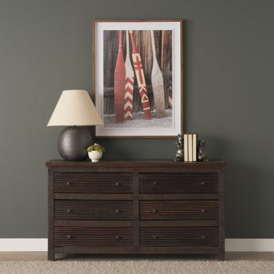 Alternative view of Canoe Paddles by Deborah Revell Hand Embelished Framed Art Print Matted under Glass