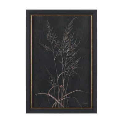 Golden Grasses II by Mercana Studio Hand Embelished Textured Framed Artwork Matted