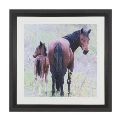 A Watchful Bond by Chad Mackay Hand Embelished Framed Art Print Matted under Glass