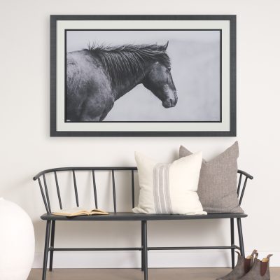 Alternative view of Silent Gaze by Chad Mackay Framed Art Print Matted under Glass