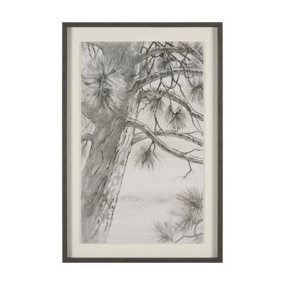 Ponderosa Whisper by Mercana Studio Hand Embelished Framed Artwork Matted under Glass